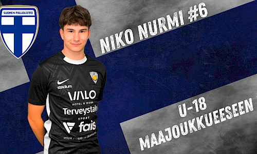 Niko Nurmi maajoukkueen mukaan!