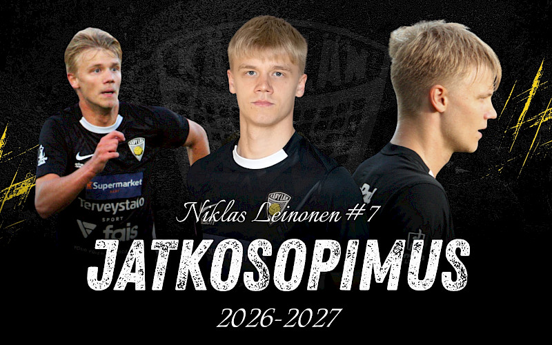 Niklas Leinoselle kahden vuoden jatkosopimus