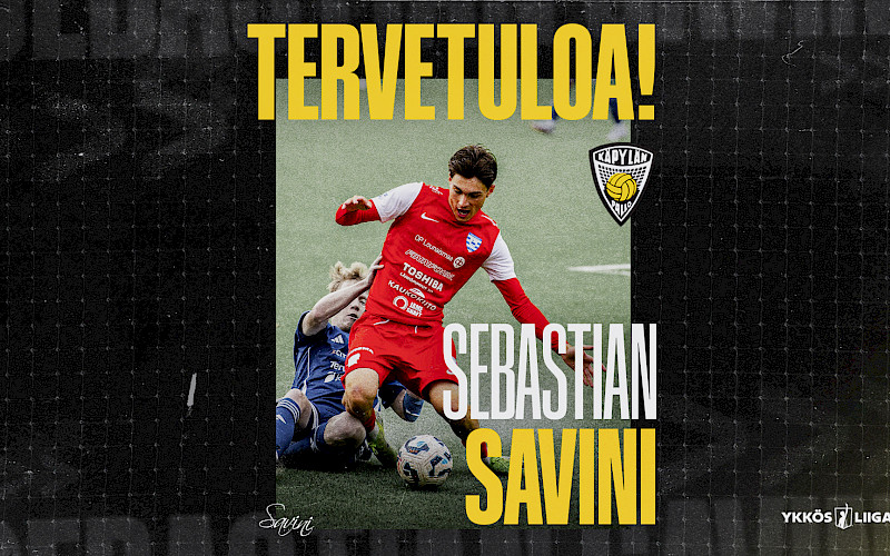 Keskuspuolustaja Sebastian Savini KäPaan!