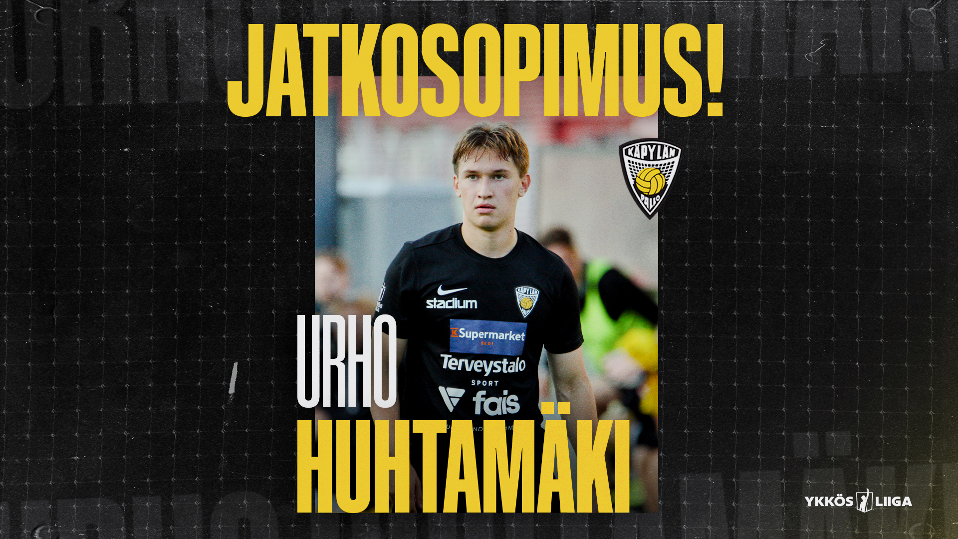 Urho Huhtamäki jatkaa KäPassa!