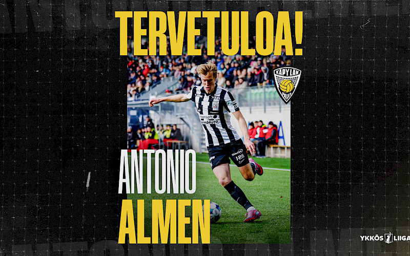 Antonio Almén Vepsusta KäPan keskikentälle!