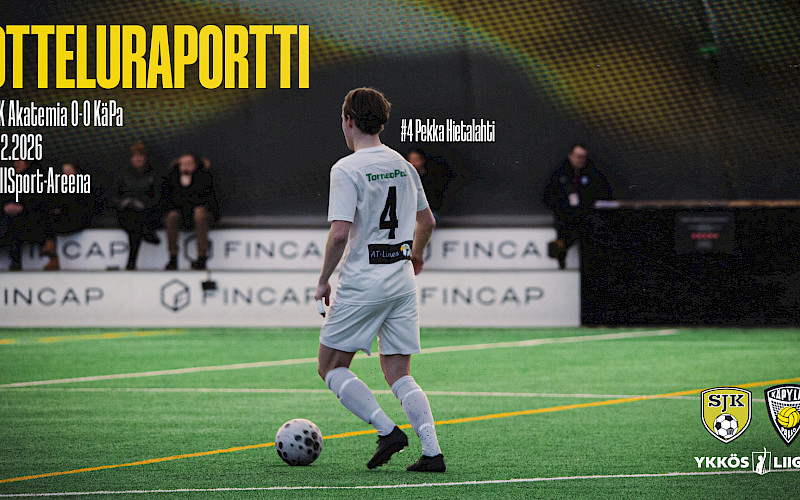 Otteluraportti – SJK Akatemia ja KäPa maalittomaan pistejakoon