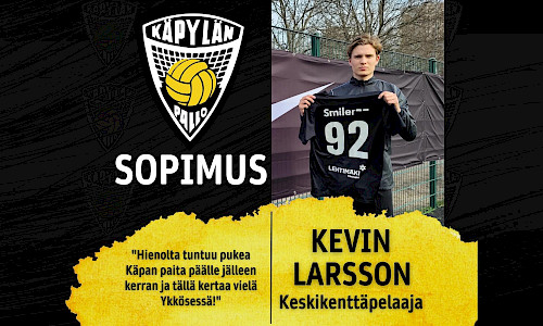 Kevin Larsson palaa KäPaan